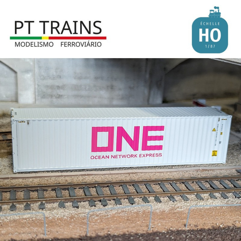 Container 40' HC ONE (ONEU0097812) HO PT TRAINS PT840031 - Maketis