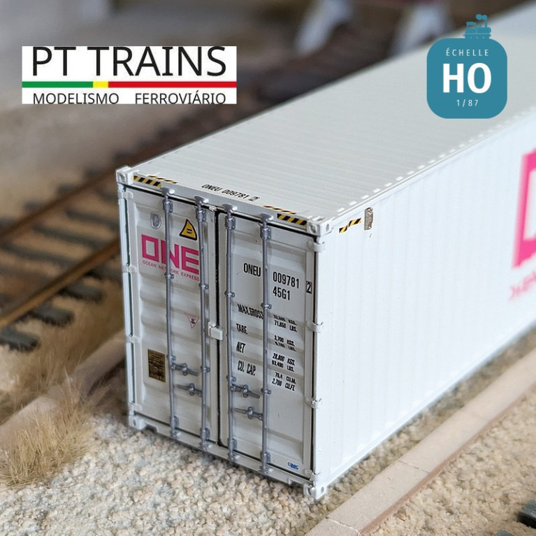 Container 40' HC ONE (ONEU0097812) HO PT TRAINS PT840031 - Maketis