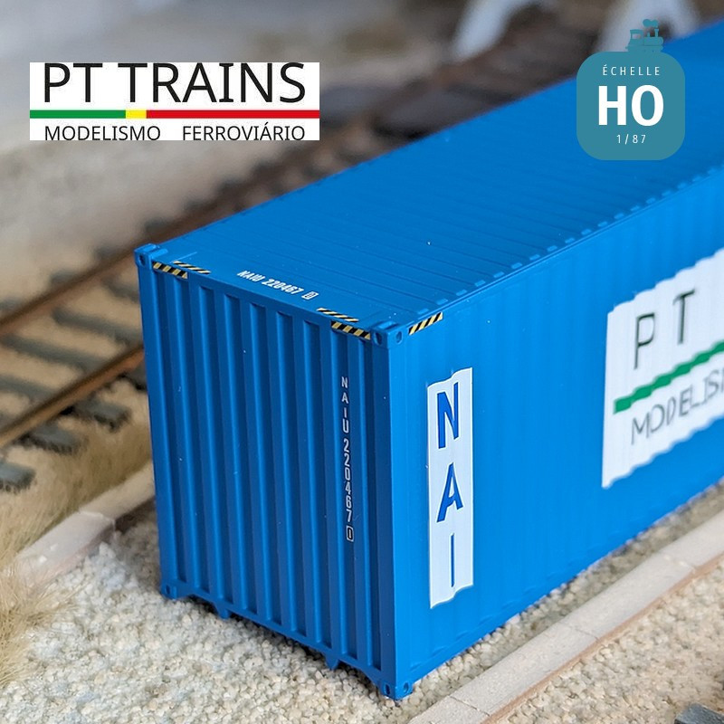 Container 40' HC NAI / PT TRAINS (NAIU2204670) HO PT TRAINS PT190000 - Maketis