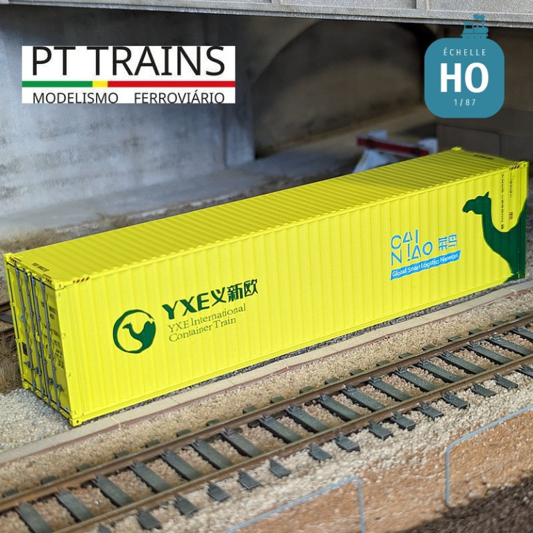 Container 40' HC YIXINOU (YXEU1800220) HO PT TRAINS PT840402 - Maketis Container 40' HC YIXINOU (YXEU1800220) HO PT TRAINS PT840402 - Maketis