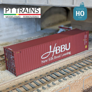 Container 40' HC HBB (HBBU8002869) HO PT TRAINS PT840403 - Maketis