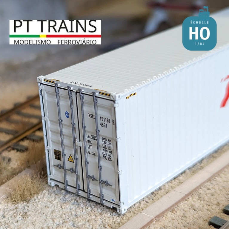 Container 40' HC NSR (XSLU1511689) HO PT TRAINS PT840404 - Maketis Container 40' HC NSR (XSLU1511689) HO PT TRAINS PT840404 - Maketis