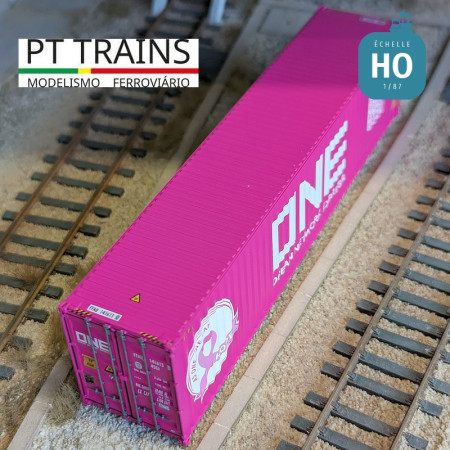 Container 40' HC ONE "Solideraty Edition" HO PT TRAINS PT190019 - Maketis Container 40' HC ONE "Solideraty Edition" HO PT TRAINS PT190019 - Maketis