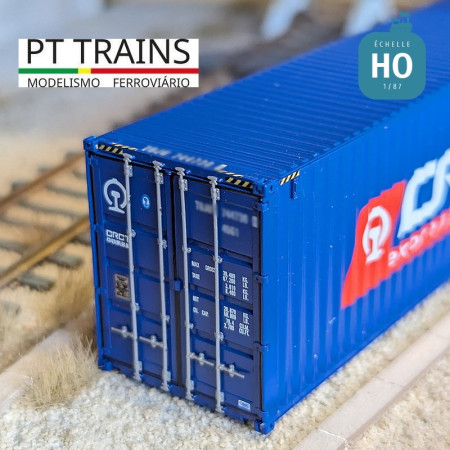 Container 40' HC China Railways (TBJU7428450) HO PT TRAINS PT840405.1 - Maketis Container 40' HC China Railways (TBJU7428450) HO PT TRAINS PT840405.1 - Maketis