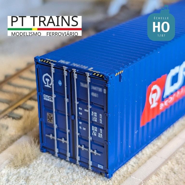 Container 40' HC China Railways (TBJU7406574) HO PT TRAINS PT840405.2 - Maketis