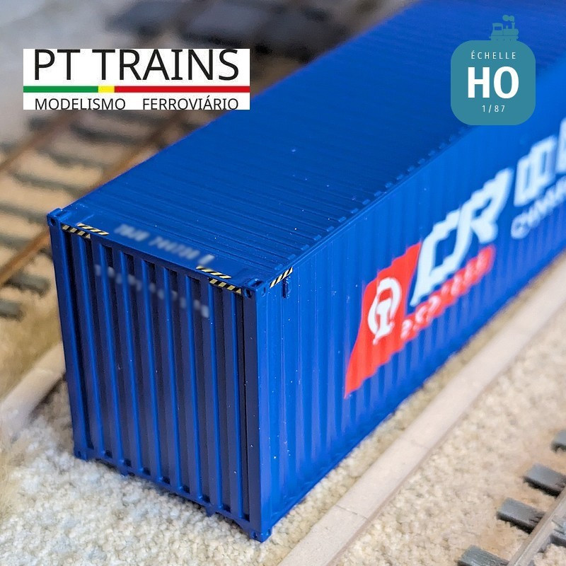 Container 40' HC China Railways (TBJU7406574) HO PT TRAINS PT840405.2 - Maketis