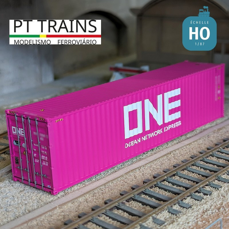 Container 40' HC ONE (ONEU0189122) HO PT TRAINS PT840030.1 - Maketis