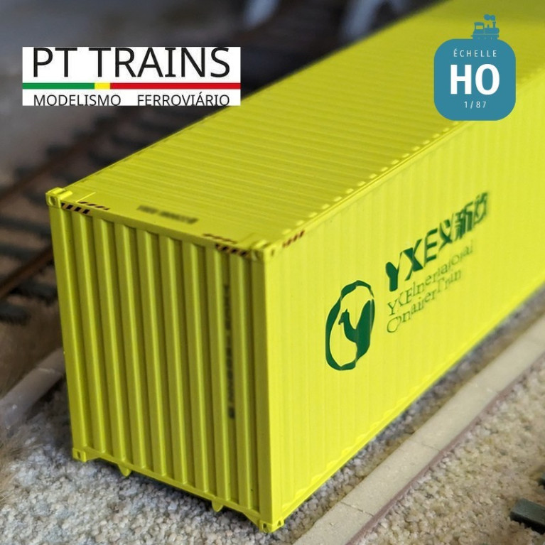 Container 40' HC YIXINOU (YXEU1800370) HO PT TRAINS PT840402.1 - Maketis