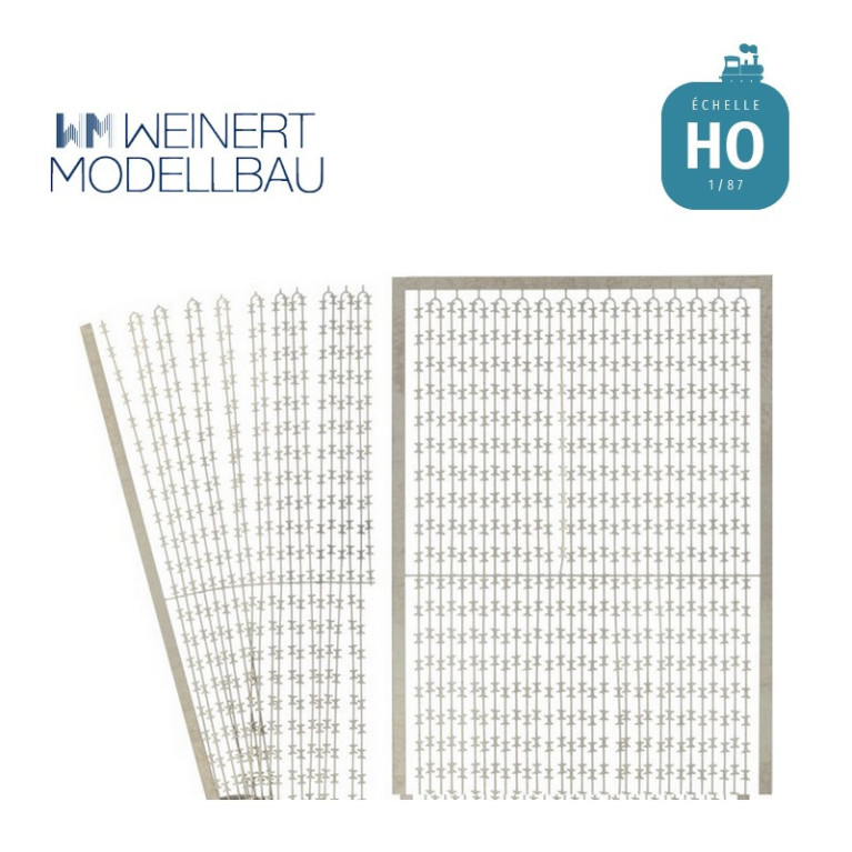 Fils barbelés 140 cm HO Weinert 3276 - Maketis Fils barbelés 140 cm HO Weinert 3276 - Maketis