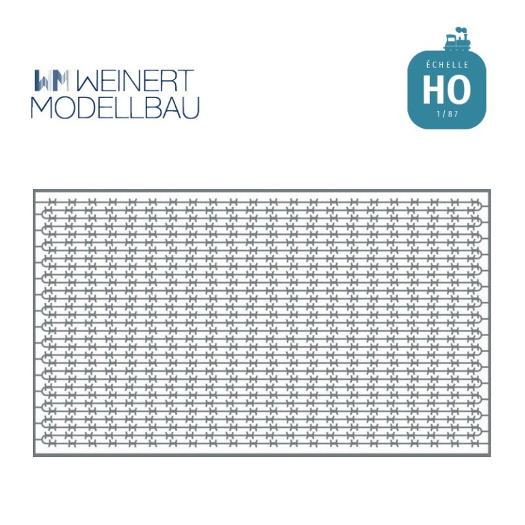 Fils barbelés 140 cm HO Weinert 3276 - Maketis