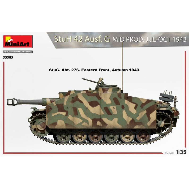 Char Allemand StuH 42 Ausf. G MID PROD. JUL-OCT 1943 WWII 1/35 MiniArt 35385
