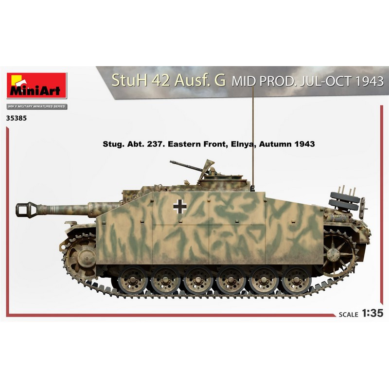 Char Allemand StuH 42 Ausf. G MID PROD. JUL-OCT 1943 WWII 1/35 MiniArt 35385