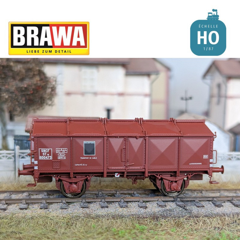 STw SNCF Ep III HO Brawa 50555 dumper wagon with movable doors - Maketis