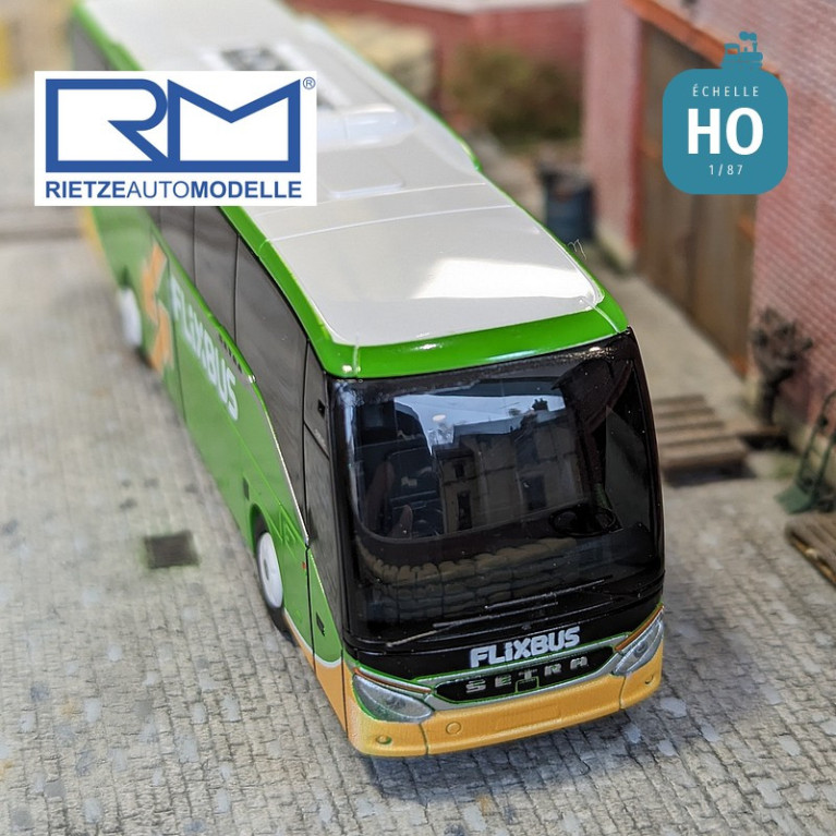 Bus Setra S515 HD Flixbus HO Rietze 77911 - Maketis