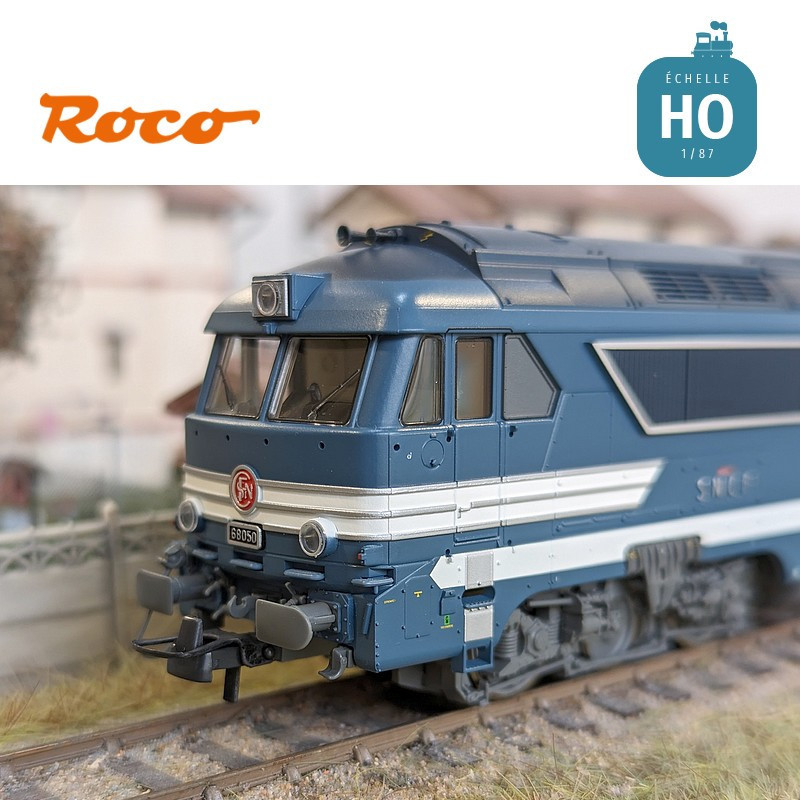 Locomotive diesel A1A 68050 SNCF Ep IV Analogique HO Roco 70460 - Maketis