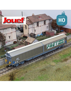 Wagon à parois coulissantes Habbiss "FRET" SNCF Ep V HO Jouef HJ6273 - Maketis