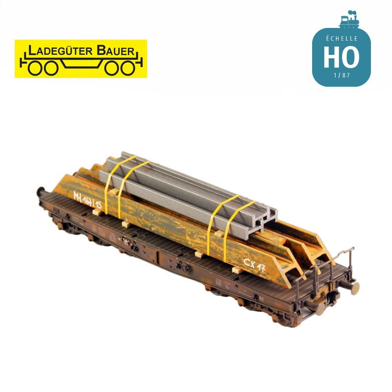 Profilés en acier H et I HO Ladegüter Bauer H01304 - Maketis