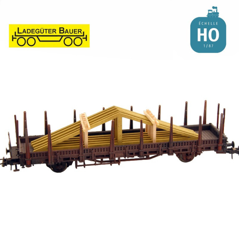 Charpente en bois HO Ladegüter Bauer H01349 - Maketis