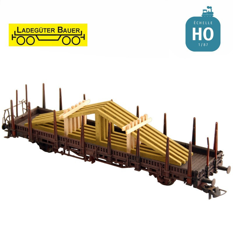 Charpente en bois HO Ladegüter Bauer H01349 - Maketis