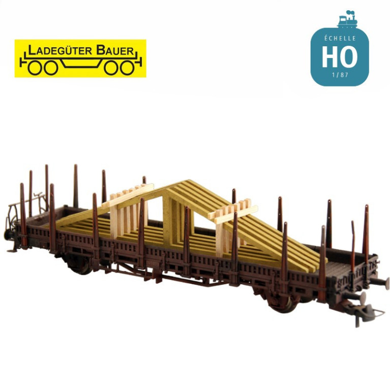 Charpente en bois HO Ladegüter Bauer H01349 - Maketis