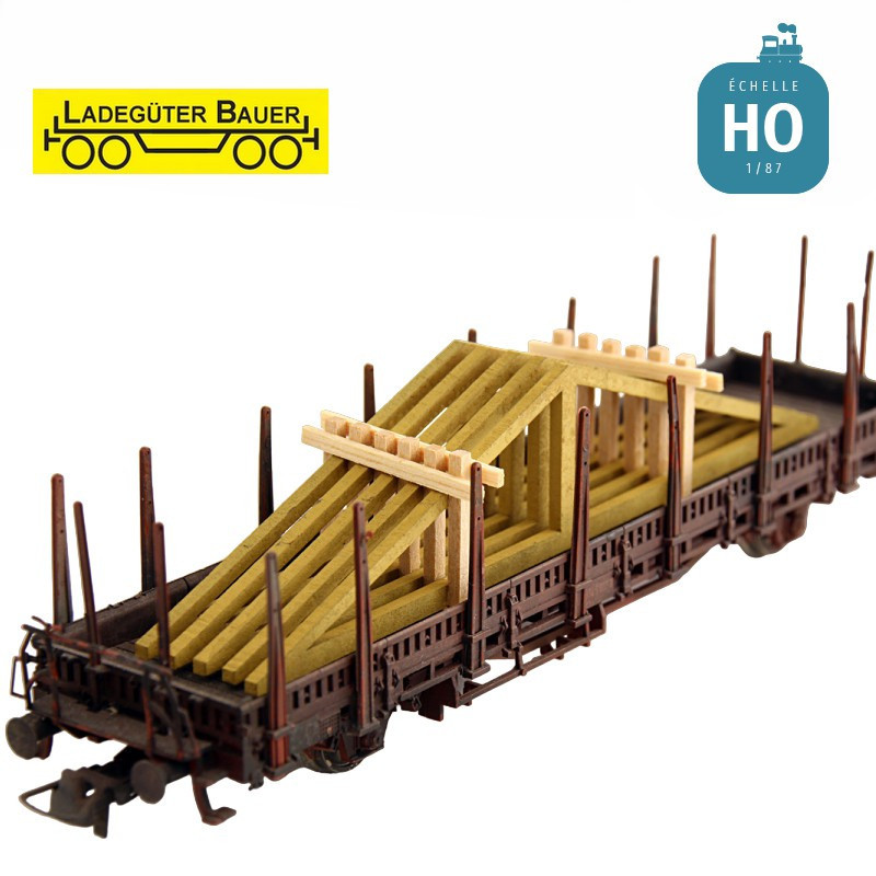 Charpente en bois HO Ladegüter Bauer H01349 - Maketis