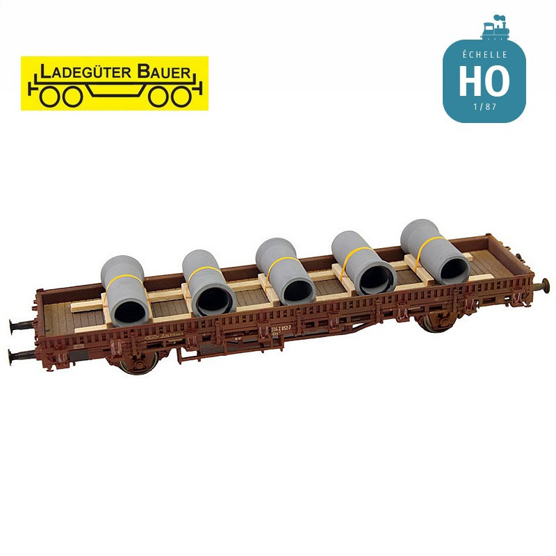 Tubes de canalisation en béton HO Ladegüter Bauer H01363 - Maketis