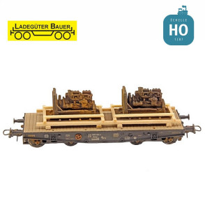 Vieux moteurs de machines de chantier 2 pcs HO Ladegüter Bauer H01313 - Maketis