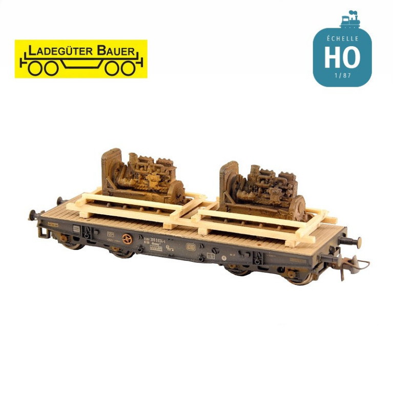 Vieux moteurs de machines de chantier 2 pcs HO Ladegüter Bauer H01313 - Maketis Vieux moteurs de machines de chantier 2 pcs HO Ladegüter Bauer H01313 - Maketis