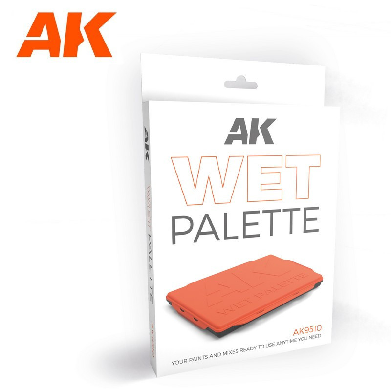 Palette humide polyvalente (40 feuilles + 2 éponges ) AK Interactive AK9510 - Maketis