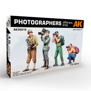 Figurines photographes (différentes époques) 1/35 AK Interactive AK35015 - Maketis