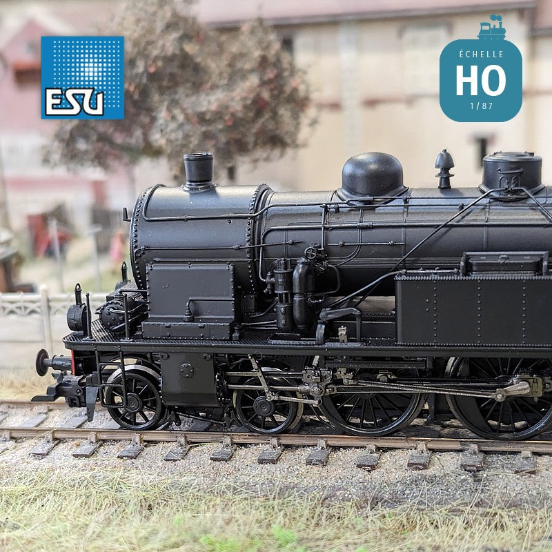 Steam locomotive 232 TC 421 SNCF Ep III Digital sound HO ESU 31186 - Maketis