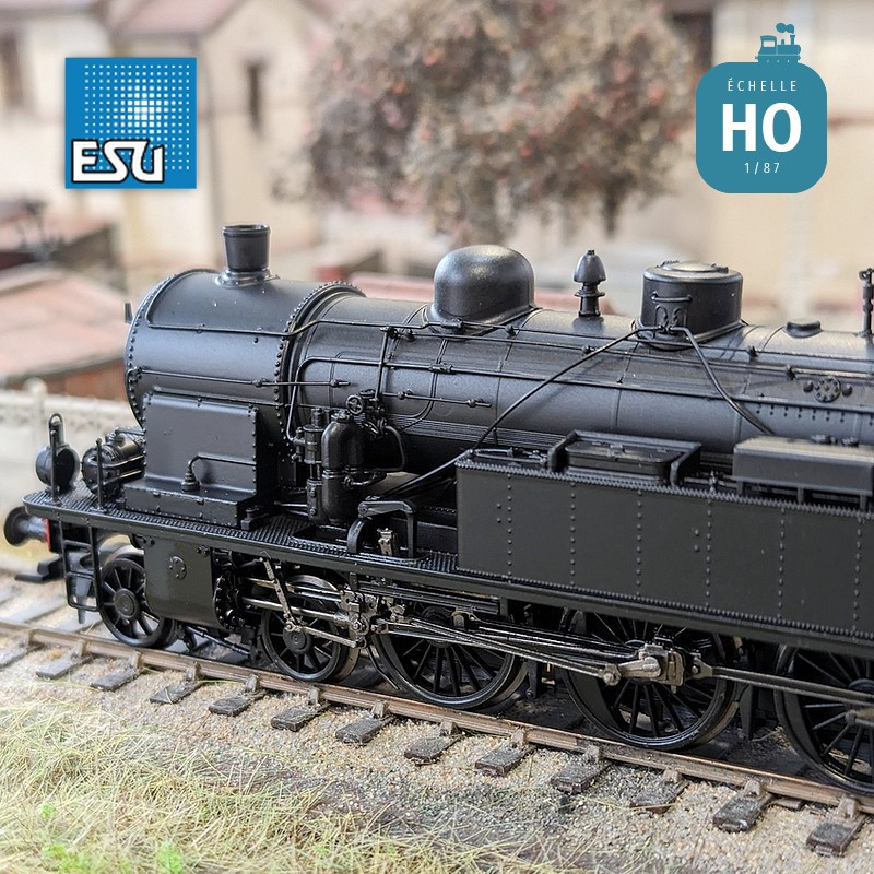 Locomotive vapeur 232 TC 421 SNCF Ep III Digital sonore HO ESU 31186 - Maketis