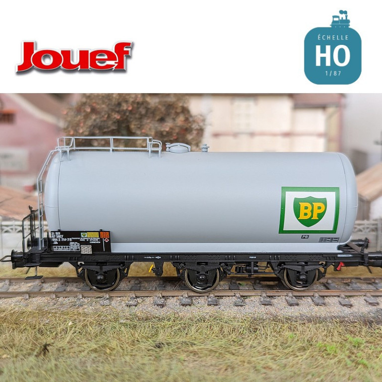 Coffret 2 wagons citerne 3 essieux "BP" SNCF Ep IV HO Jouef HJ6247 - Maketis
