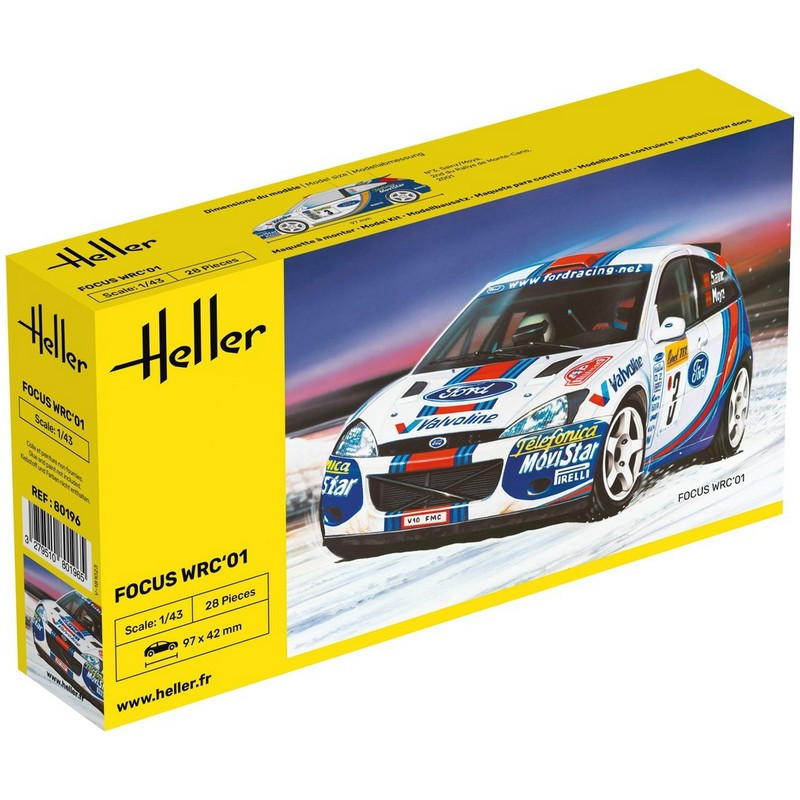Ford Focus WRC'01 1/43 Heller 80196 - Maketis