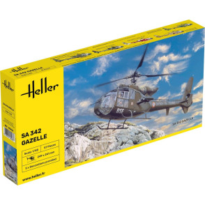 Hubschrauber SA 342 Gazelle 1/48 Heller 80486 - Maketis