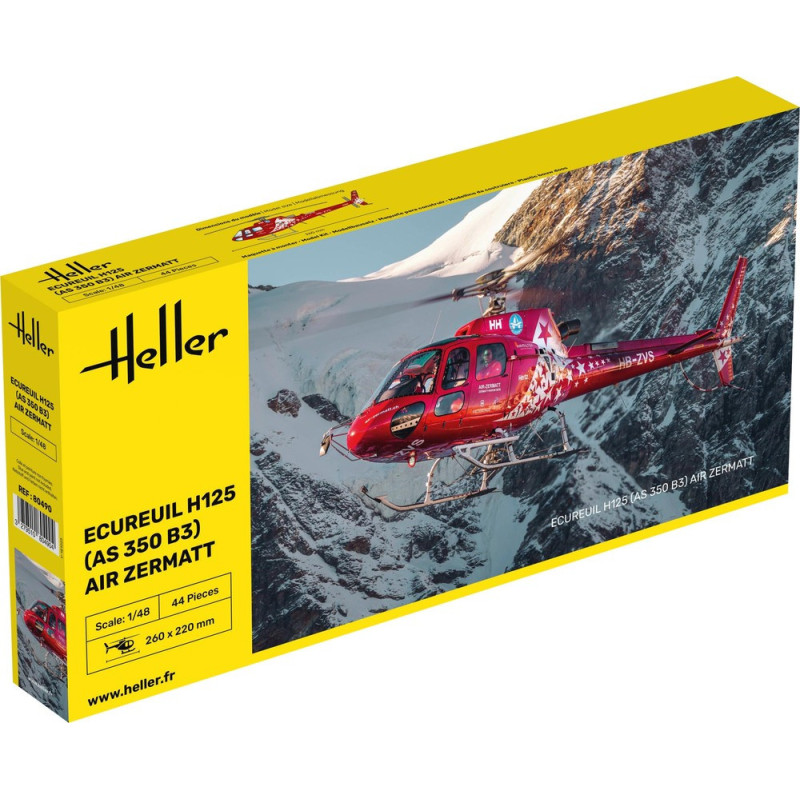 Hélicoptère AS350 B3 Ecureuil 1/48 Heller 80490 - Maketis