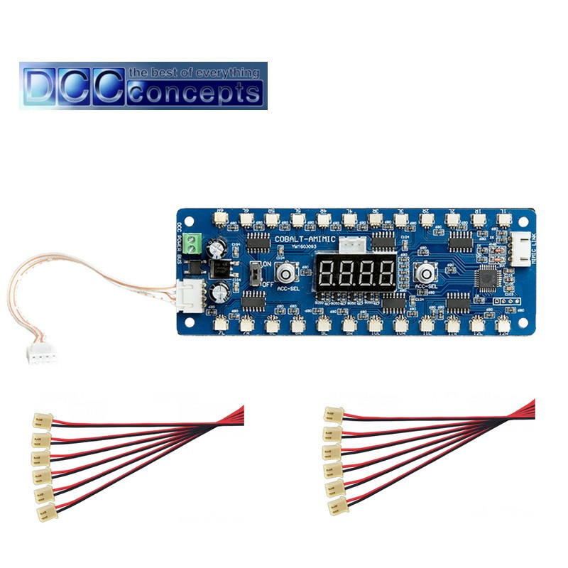 Décodeur DCC de contrôle d'éclairage Alpha Mimic DCCconcepts DCD-MLCB