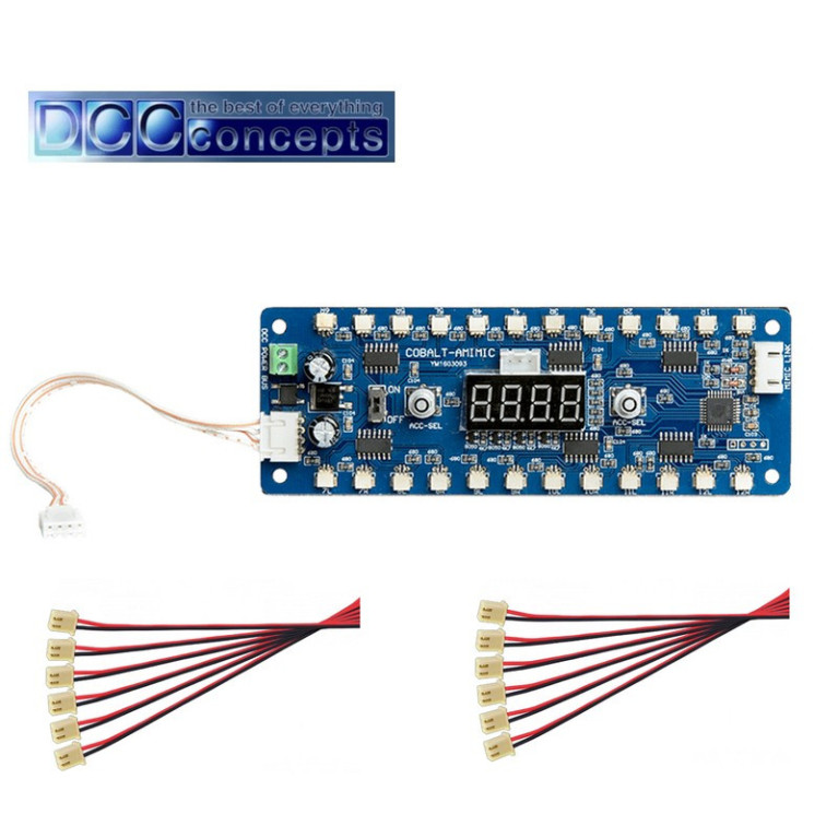 Décodeur DCC de contrôle d'éclairage Alpha Mimic DCCconcepts DCD-MLCB - Maketis