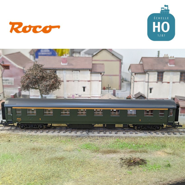 Voiture express 1ère classe type A8 SNCF Ep IV HO Roco 6200004 - Maketis Voiture express 1ère classe type A8 SNCF Ep IV HO Roco 6200004 - Maketis