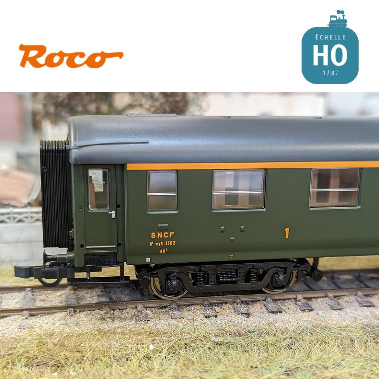Voiture express 1ère classe type A8 SNCF Ep IV HO Roco 6200004 - Maketis Voiture express 1ère classe type A8 SNCF Ep IV HO Roco 6200004 - Maketis