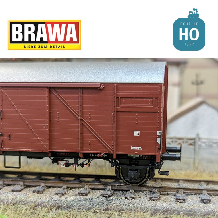 Boxcar type Gmhs35 "EUROP" SAAR Ep III HO Brawa 50728 - Maketis Boxcar type Gmhs35 "EUROP" SAAR Ep III HO Brawa 50728 - Maketis