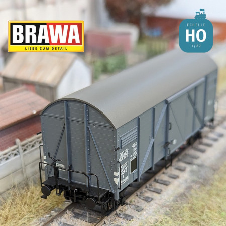 Wagon couvert type K "EUROP" SNCF Ep III HO Brawa 50730 - Maketis Wagon couvert type K "EUROP" SNCF Ep III HO Brawa 50730 - Maketis