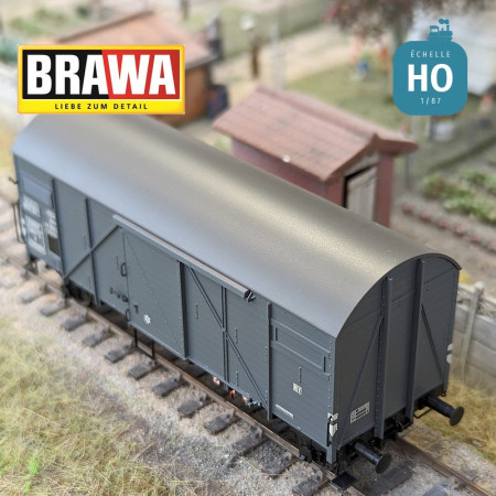 Wagon couvert type K "EUROP" SNCF Ep III HO Brawa 50730 - Maketis Wagon couvert type K "EUROP" SNCF Ep III HO Brawa 50730 - Maketis