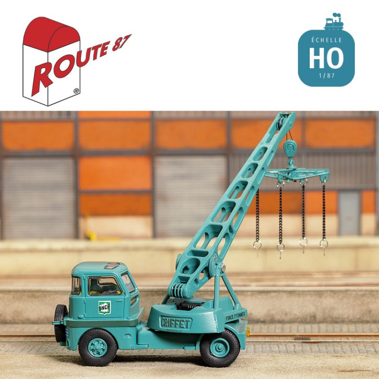 Kran Griffet M2 deco SNCF Logo alt bi-color HO Route 87 Haxo Modell RO1033 - Maketis Kran Griffet M2 deco SNCF Logo alt bi-color HO Route 87 Haxo Modell RO1033 - Maketis
