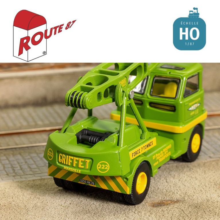 Grue Griffet M2 déco Transports STAN HO Route 87 Haxo Modèle RO1035 - Maketis Grue Griffet M2 déco Transports STAN HO Route 87 Haxo Modèle RO1035 - Maketis