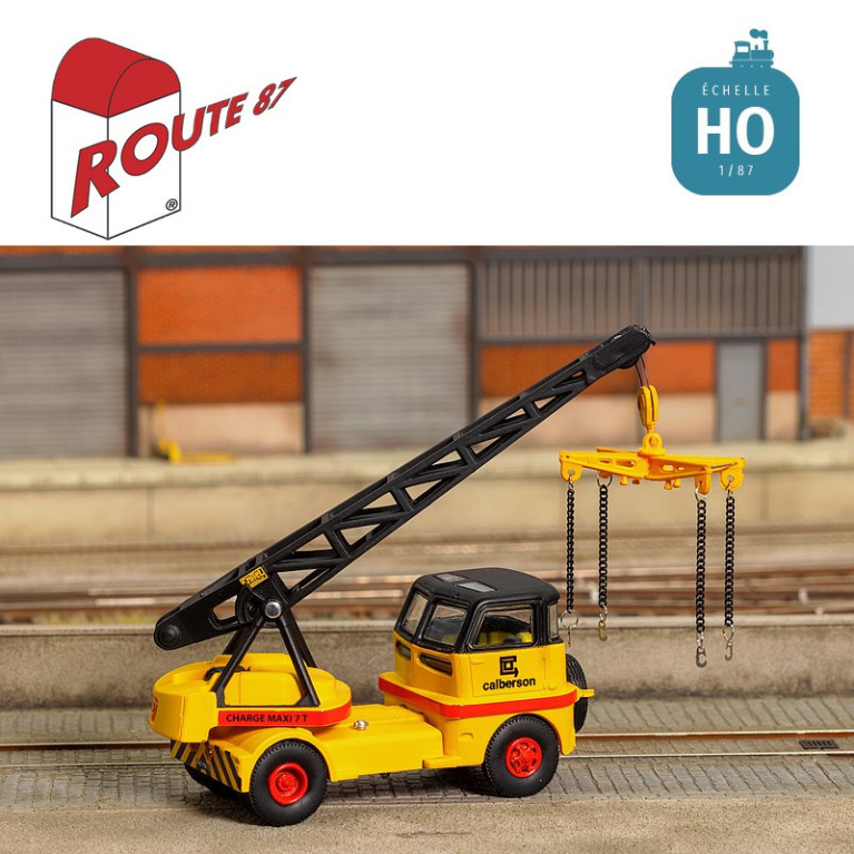 Griffet M2 crane Calberson HO Route 87 Haxo Model RO1043 - Maketis Griffet M2 crane Calberson HO Route 87 Haxo Model RO1043 - Maketis