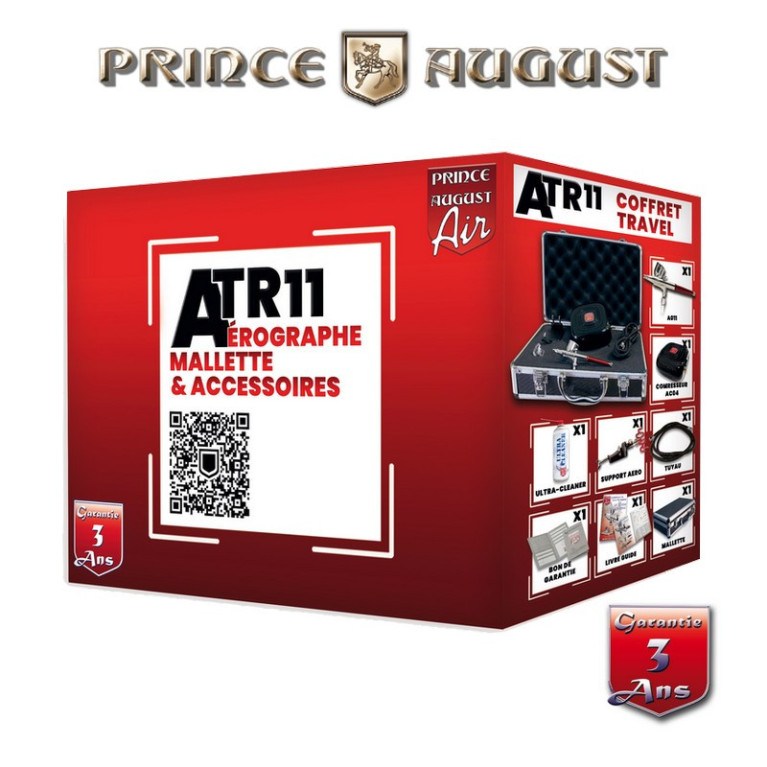 Coffret Travel Ultra Polyvalent Prince August ATR11 - Maketis Coffret Travel Ultra Polyvalent Prince August ATR11 - Maketis
