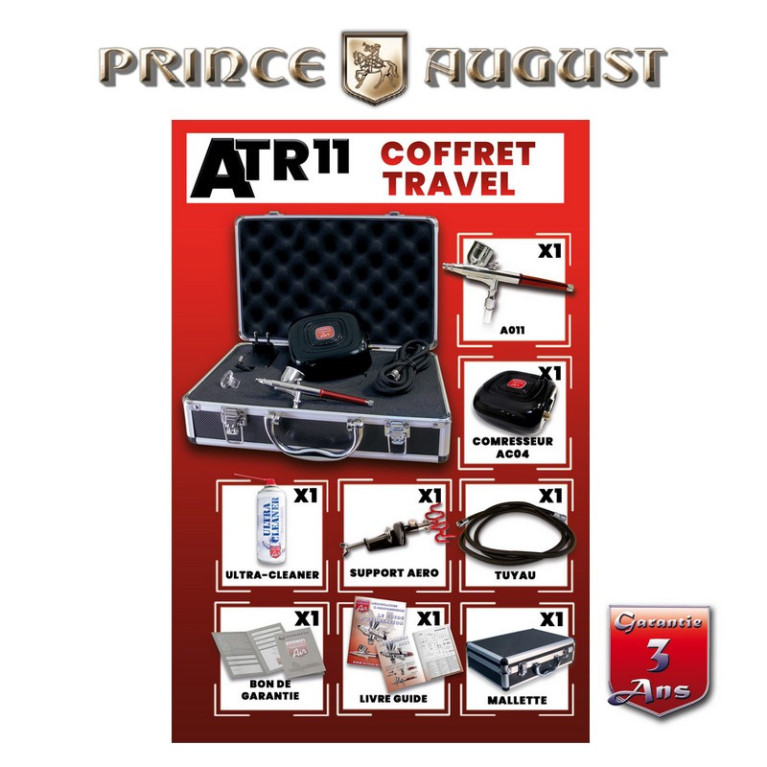Coffret Travel Ultra Polyvalent Prince August ATR11 - Maketis Coffret Travel Ultra Polyvalent Prince August ATR11 - Maketis