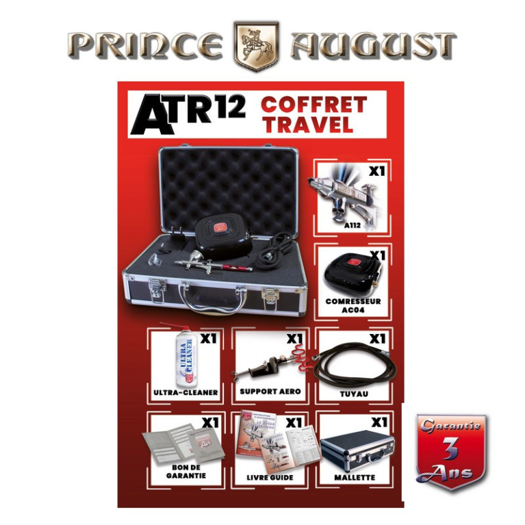 Coffret Travel Haute définition Prince August ATR12 - Maketis