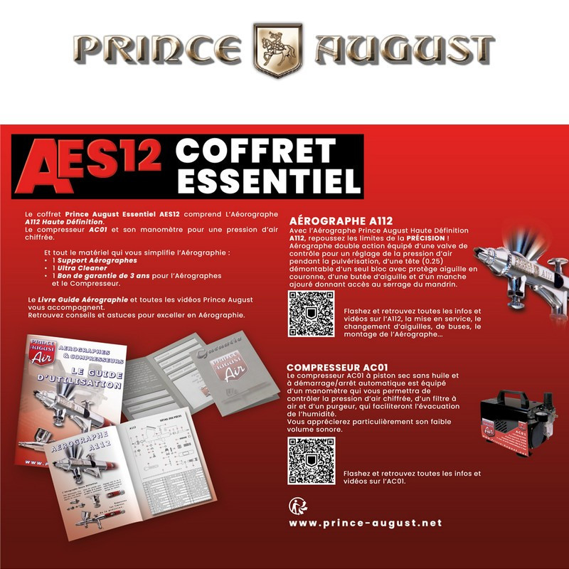 Coffret Essentiel Haute définition Prince August AES12 - Maketis